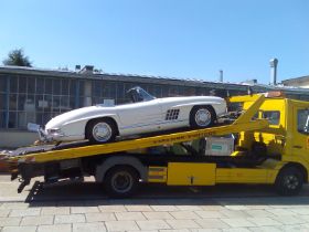 Auto Service Becker - Abschleppvorgang